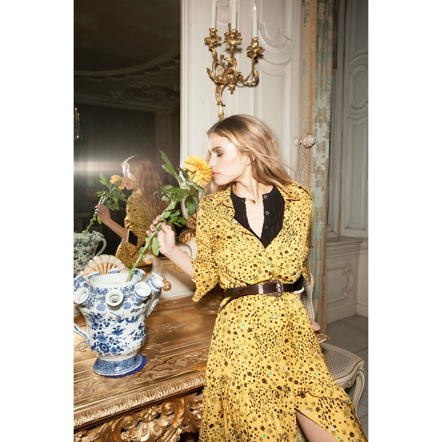 POM GOLDEN AMBER CITY CHARMS DRESS