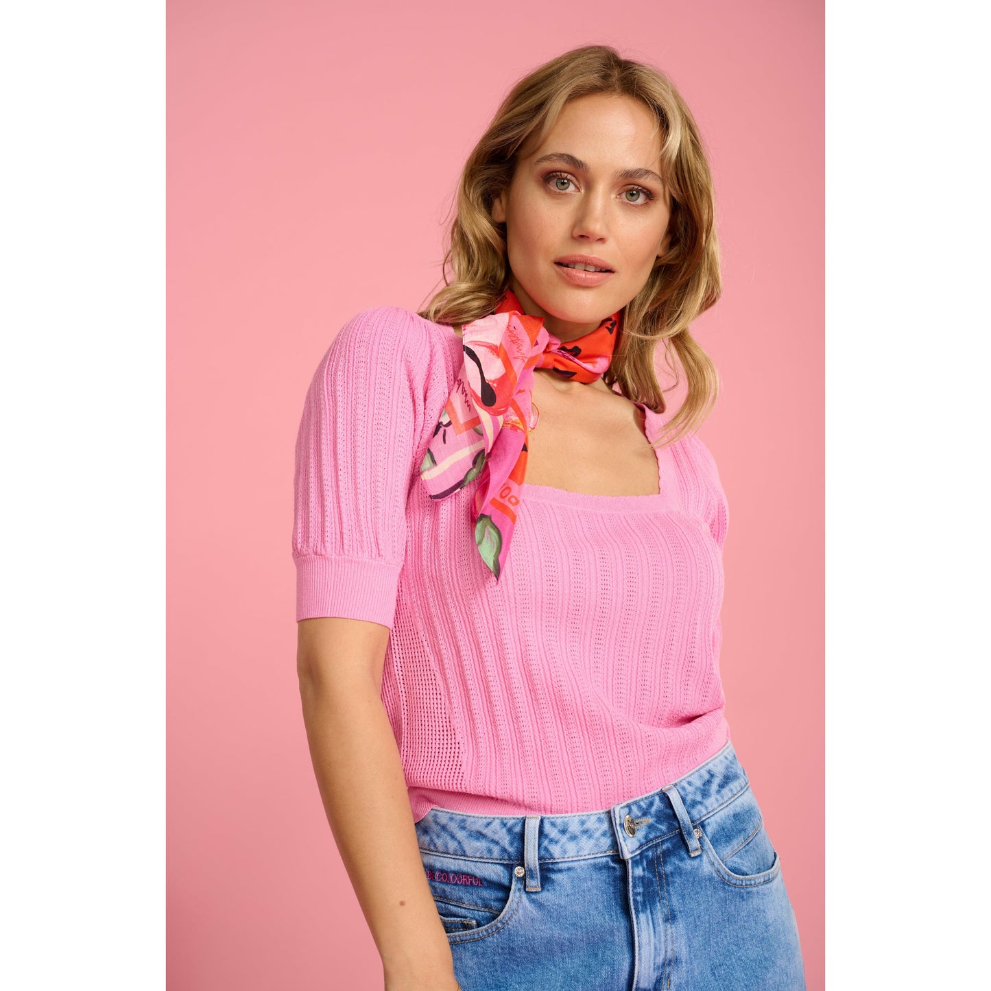 POM JILL PINK TOP