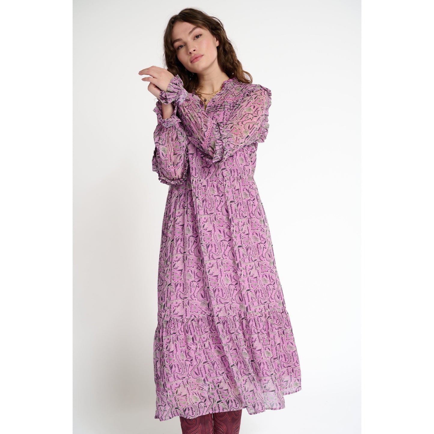 POM Flows Mauve Pink Dress SP6950