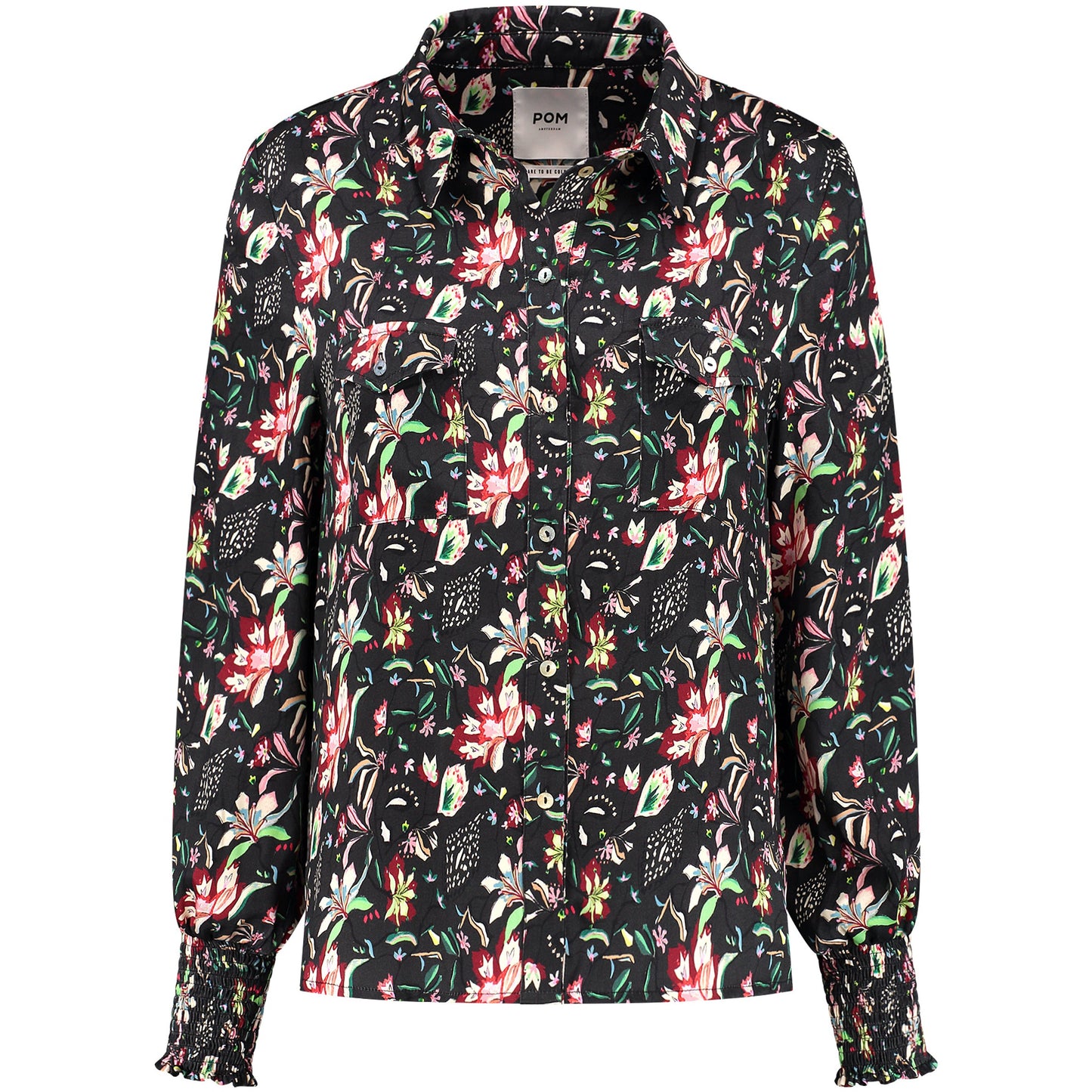 POM Blouse Molly Flower Blaze SP7047