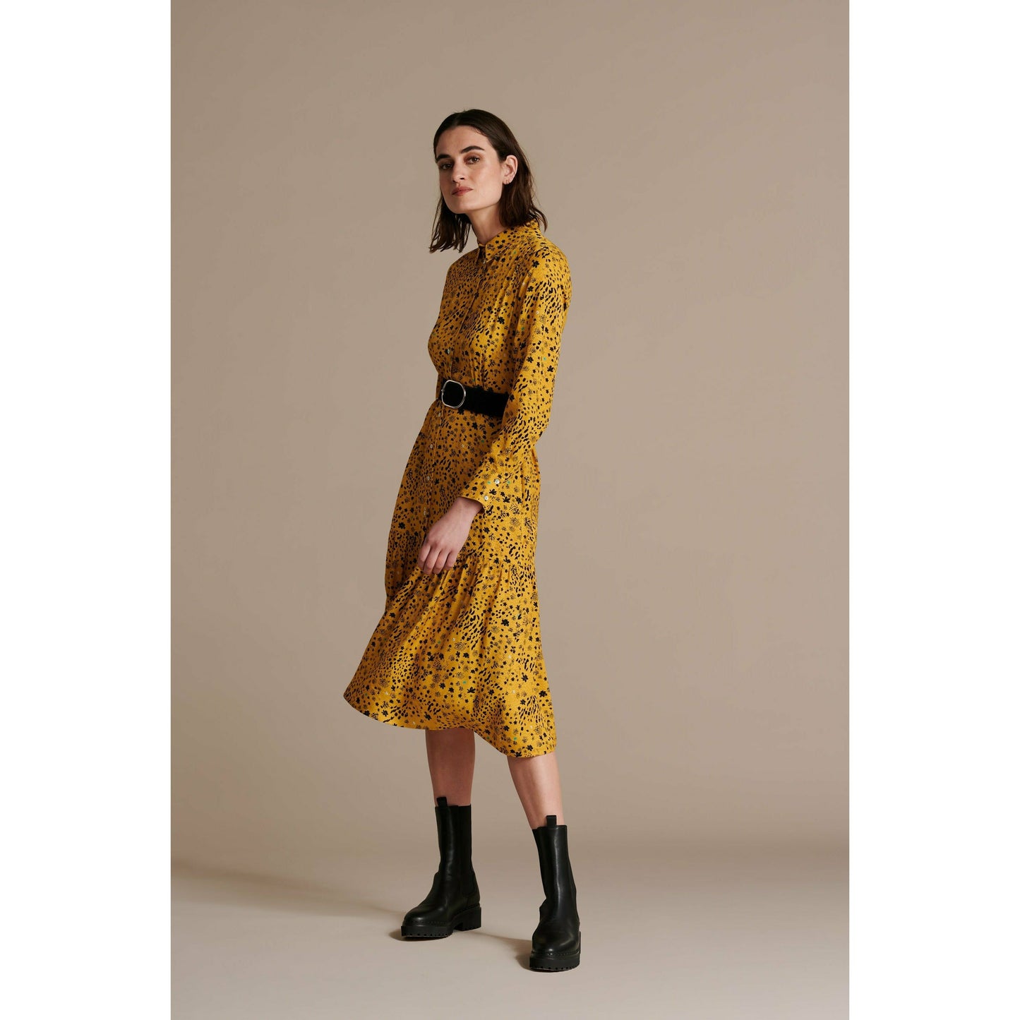 POM GOLDEN AMBER CITY CHARMS DRESS