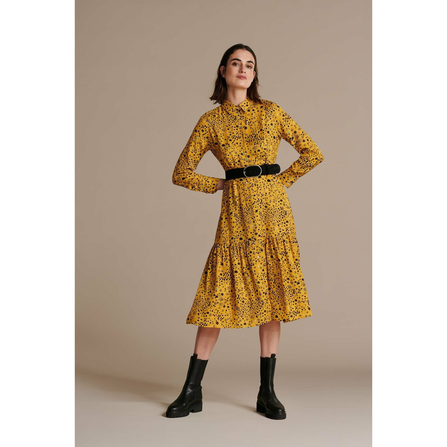 POM GOLDEN AMBER CITY CHARMS DRESS
