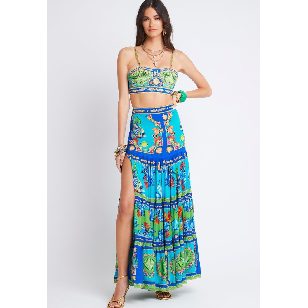 Czarina Deep in the Ocean Maxi Skirt