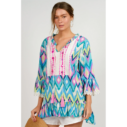 Naudic Hacienda Tunic Venus Print