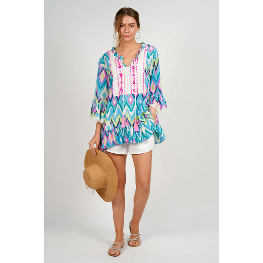 Naudic Hacienda Tunic Venus Print