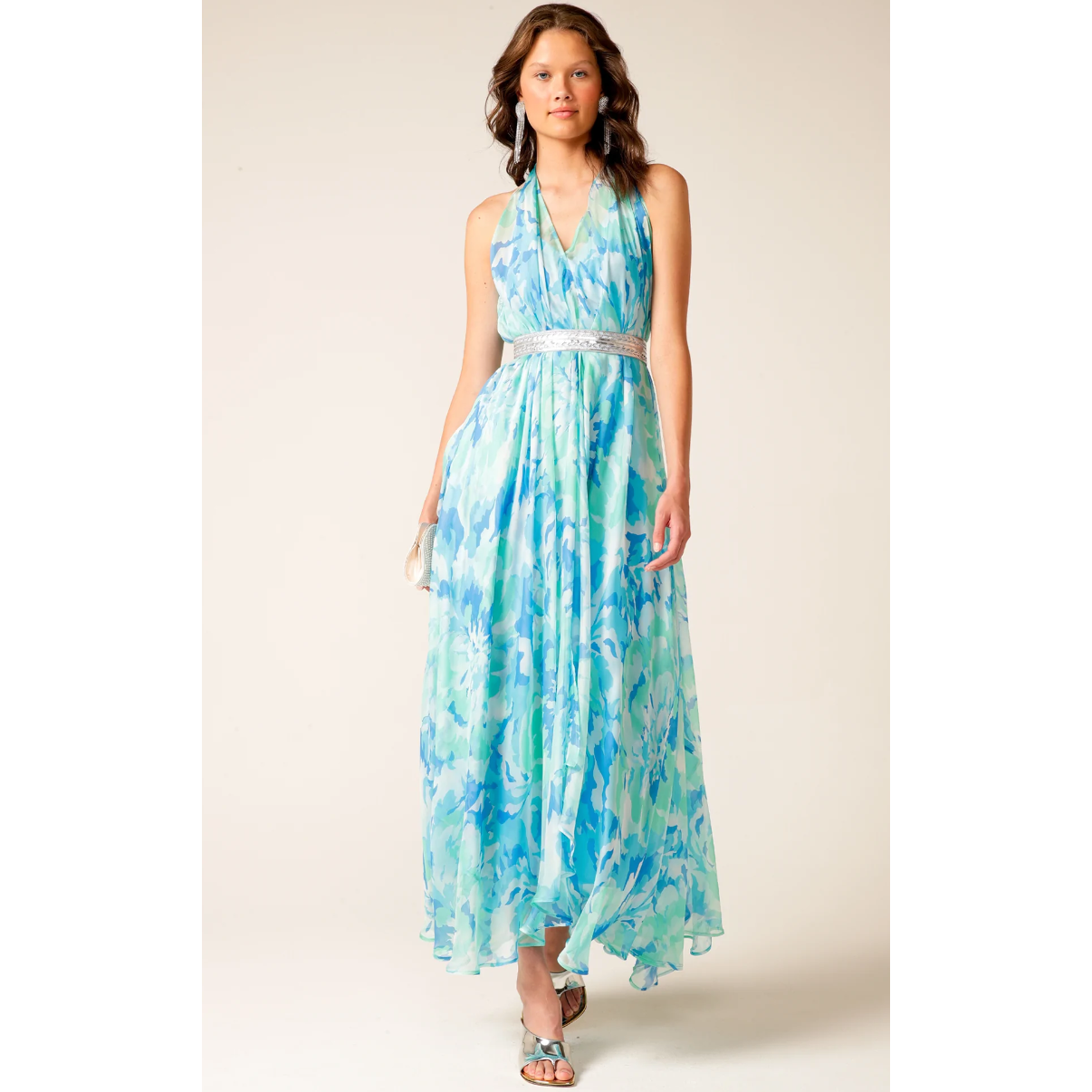Sacha Drake The Billionaires Wife Dress Blue Blossom