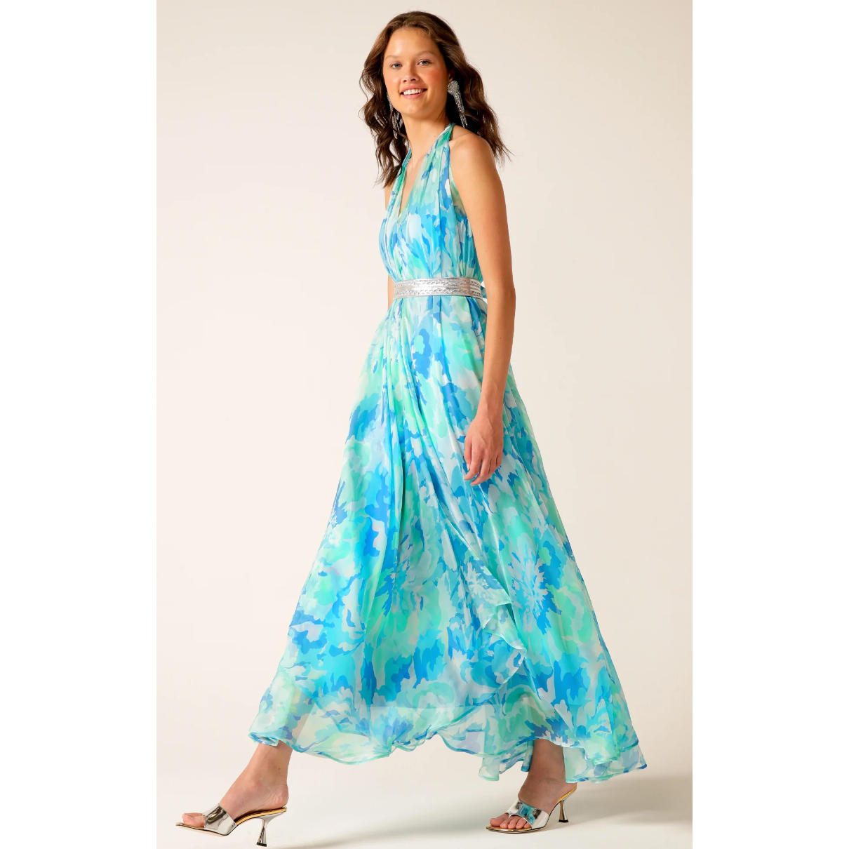 Sacha Drake The Billionaires Wife Dress Blue Blossom
