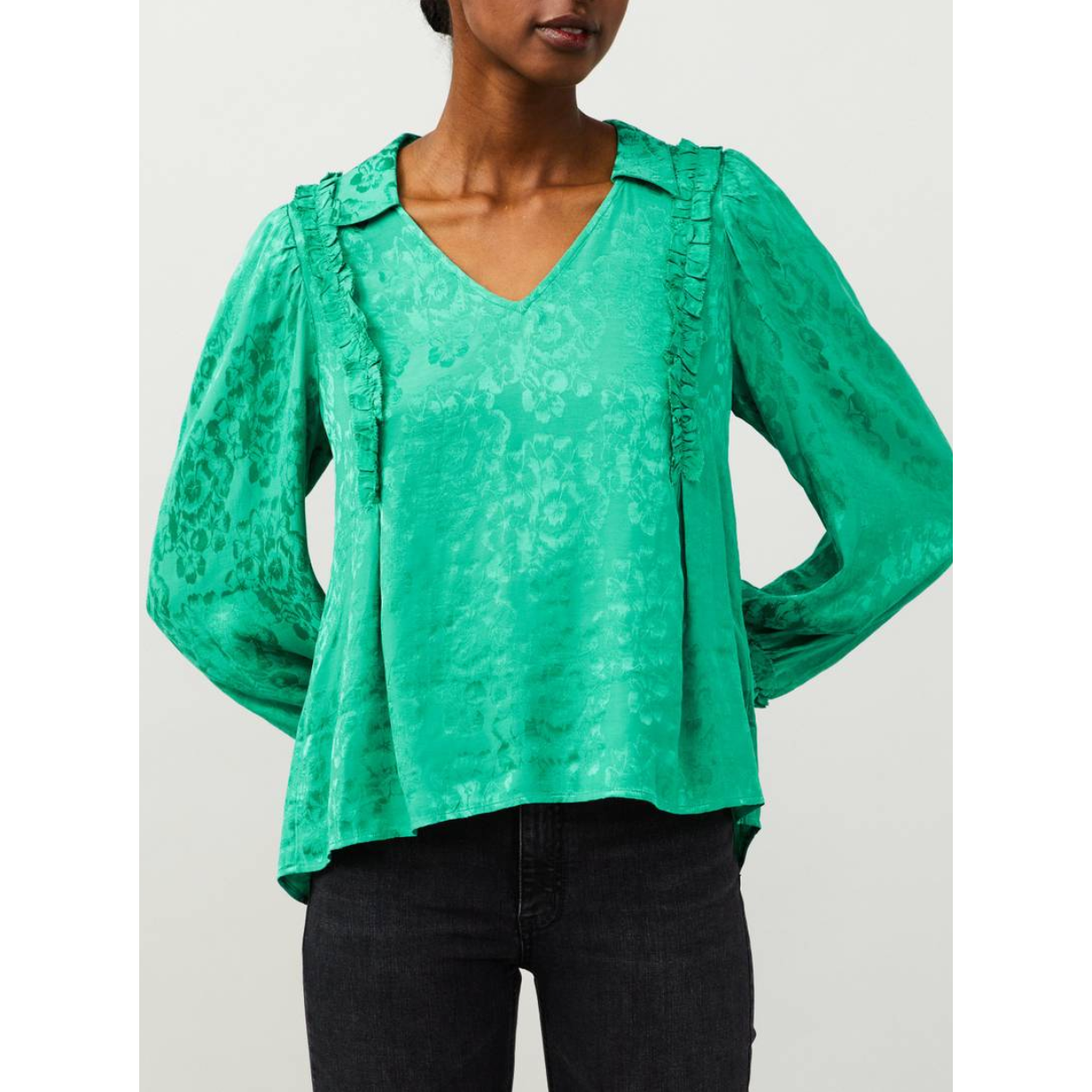 Odd Molly Marley Blouse Wonder Green