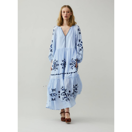Odd Molly Noor Dress Blue Dew