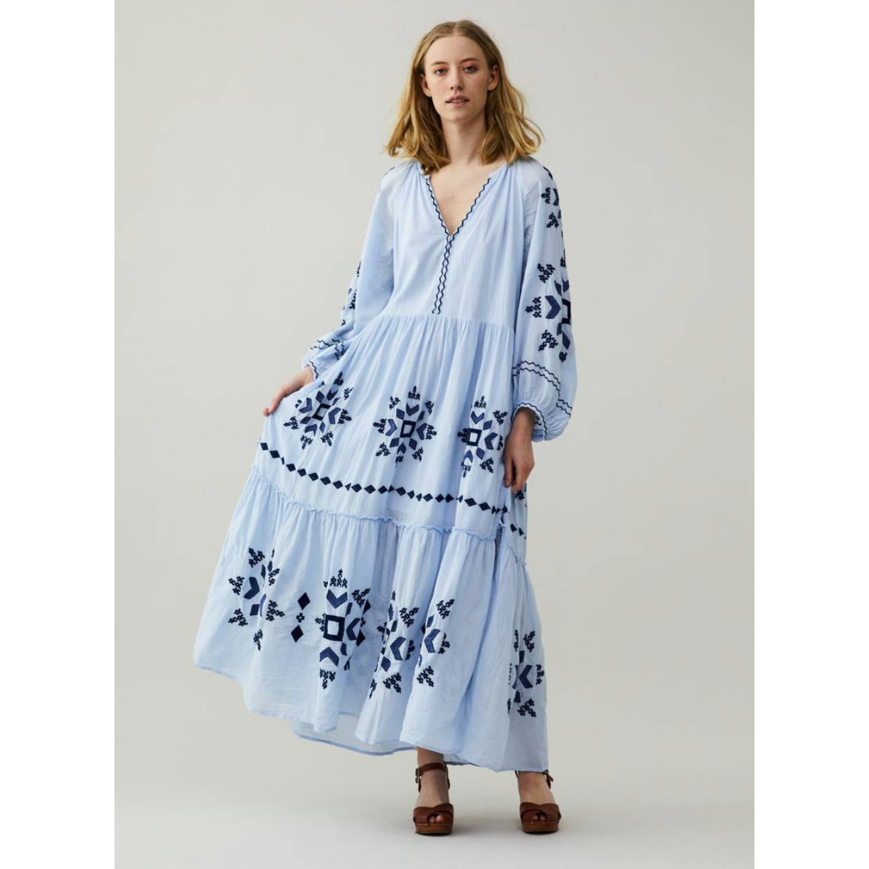 Odd Molly Noor Dress Blue Dew