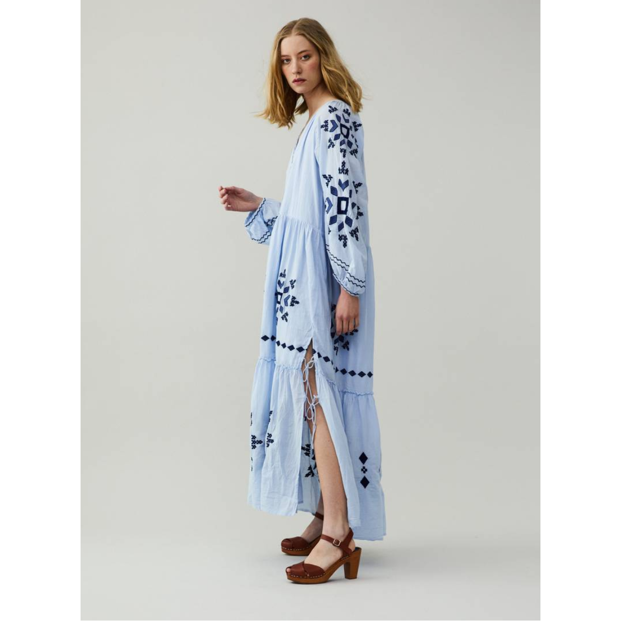 Odd Molly Noor Dress Blue Dew
