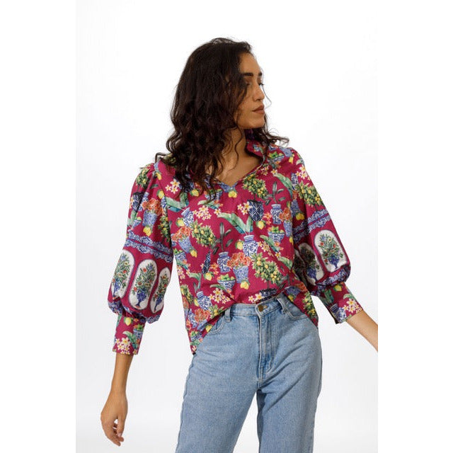 Emily Lovelock Orchid Top 858