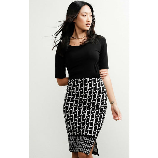 Sacha Drake BORDER PRINT TUBE SKIRT