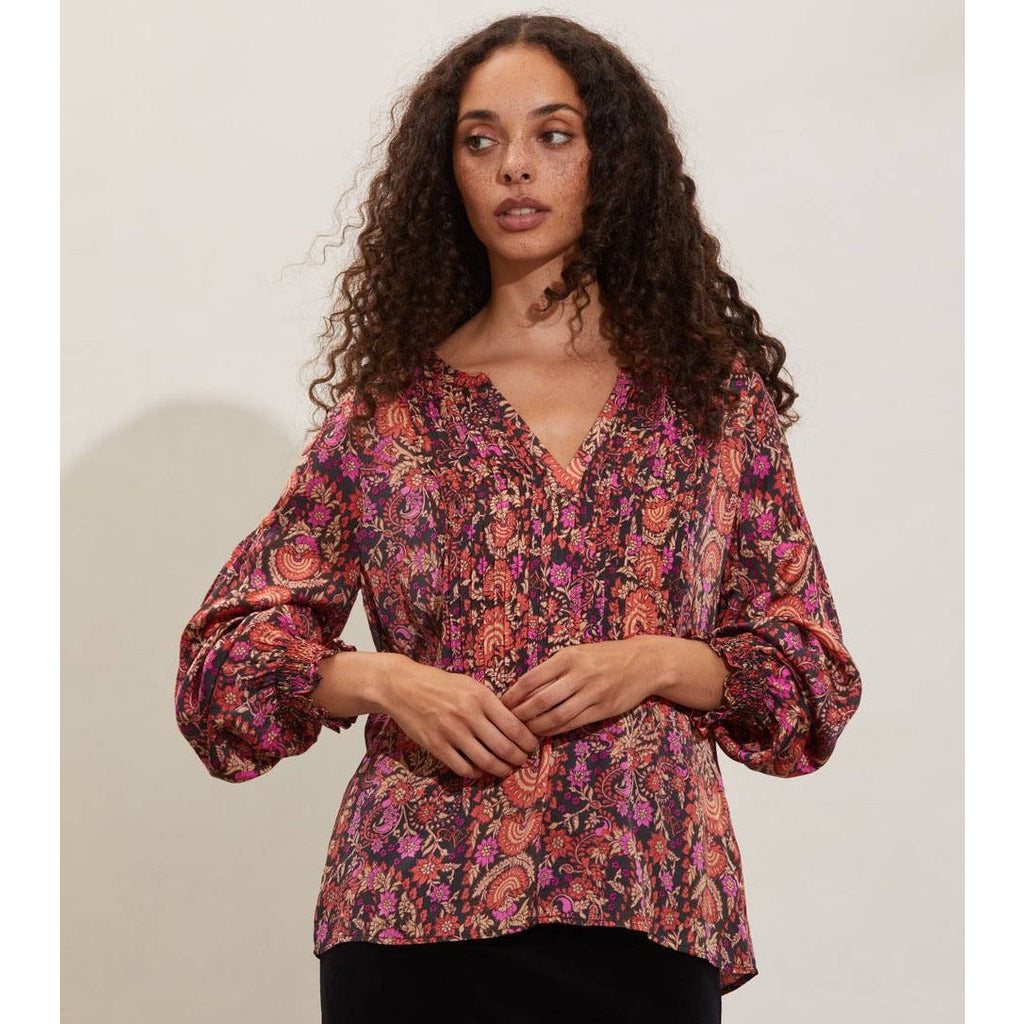 Odd Molly Rosemary Blouse Dazzling Pink