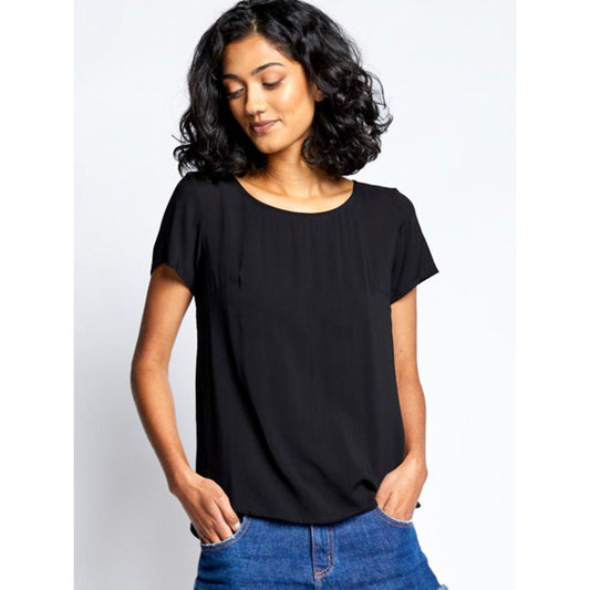 TOTEM TEEP BLOUSE BLACK