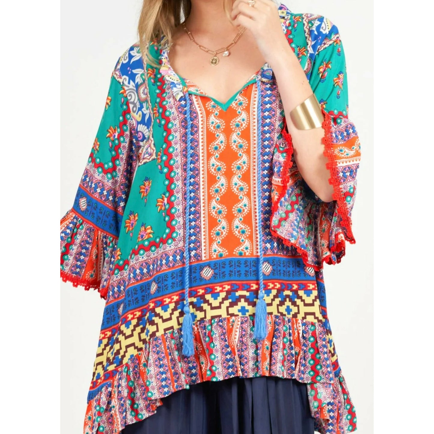 Naudic Hacienda Tunic Tapestry Print