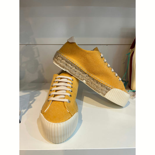 Maypol Canvas Espadrille Sneaker yellow