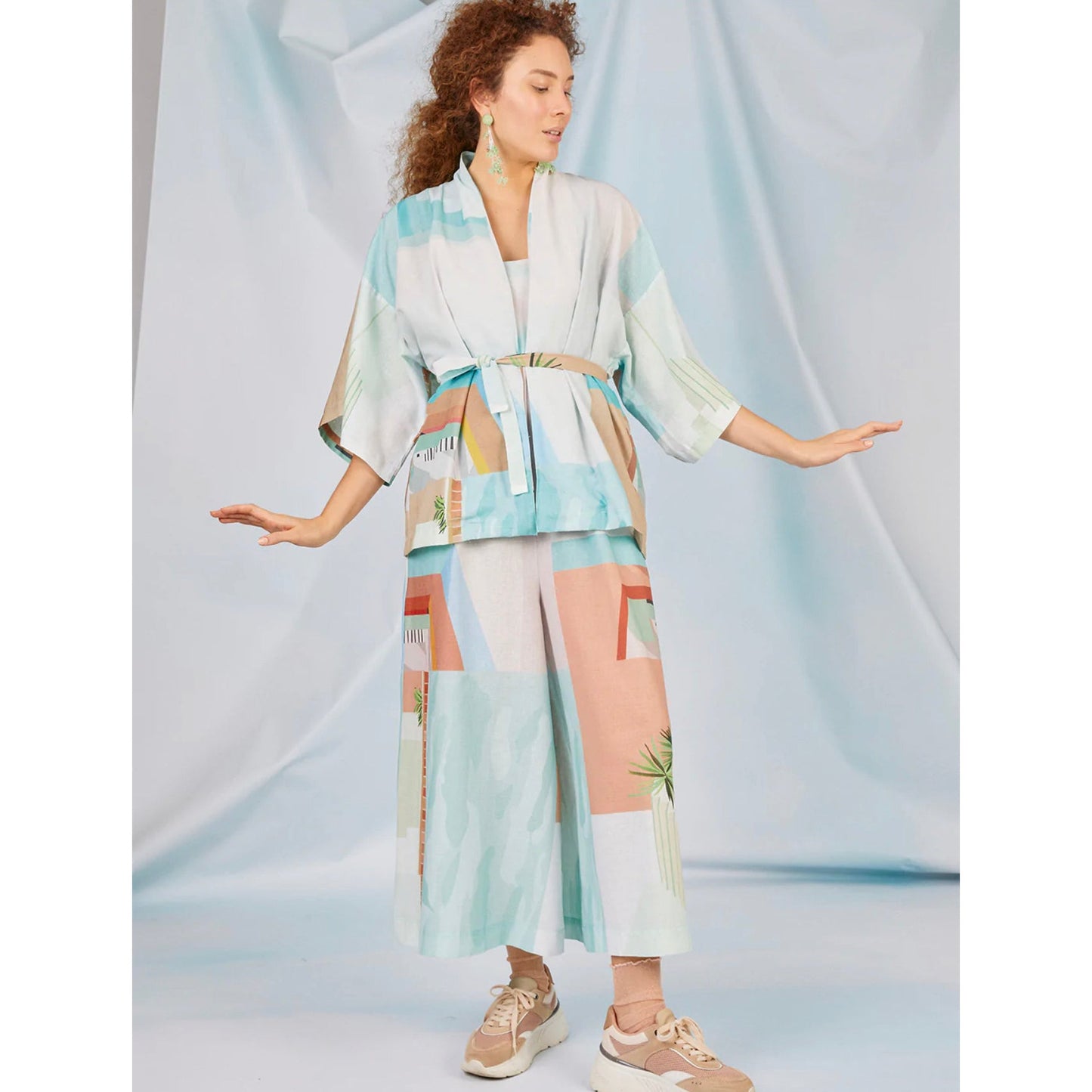 Benta Geo Swim Kimono