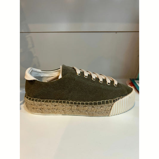 Maypol Canvas Espadrille Sneaker kaki
