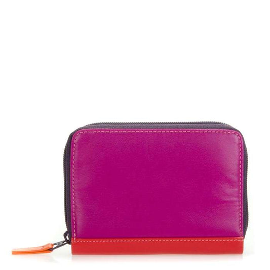 MyWalit Zip Around Credit Card Fan Sangria