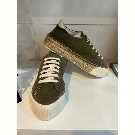 Maypol Canvas Espadrille Sneaker kaki