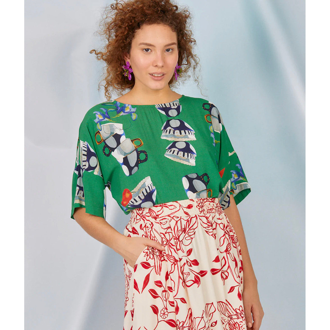 Benta Valentina Blouse Tea Time