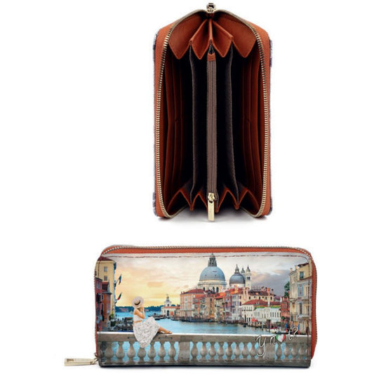 Ynot Milano Romantic Venice Zip Wallet