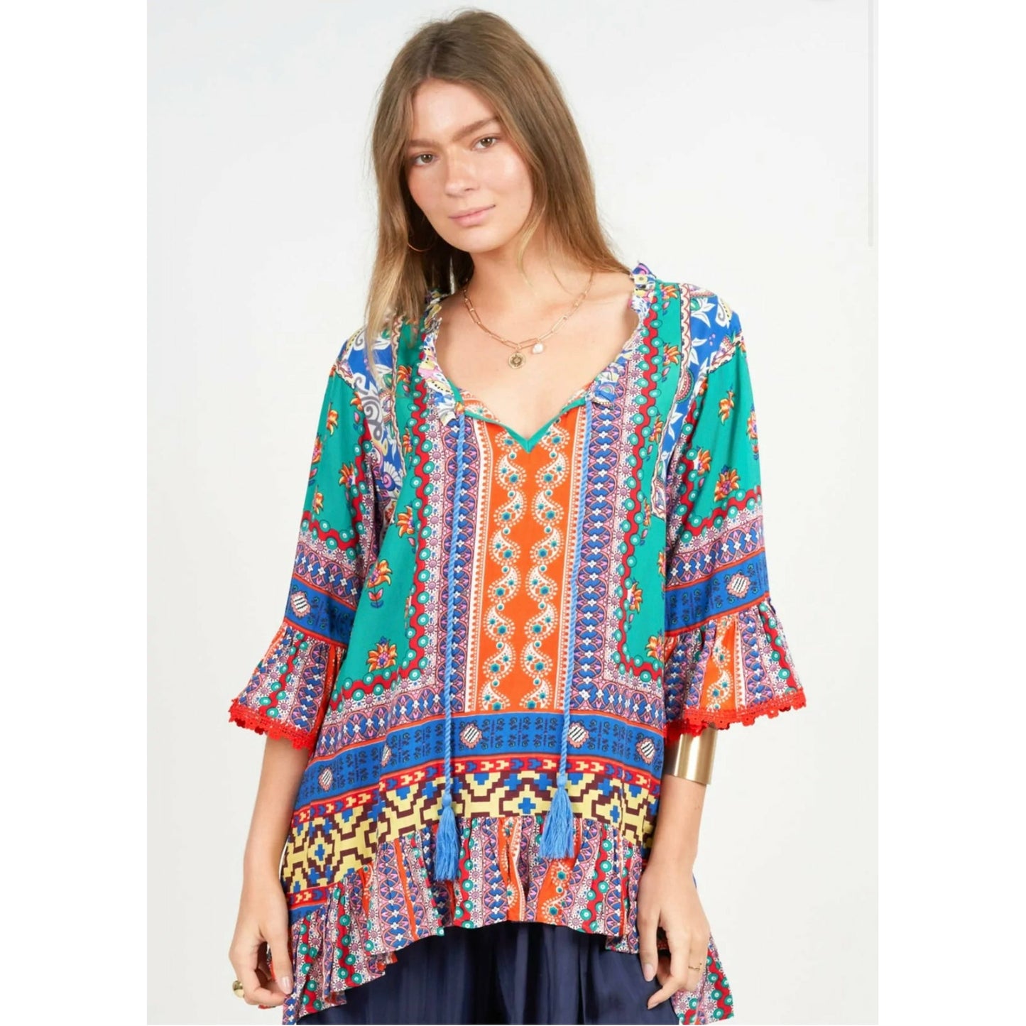 Naudic Hacienda Tunic Tapestry Print