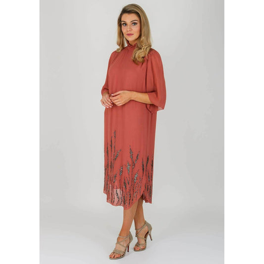 Noa Noa Beaded Cedarwood Dress